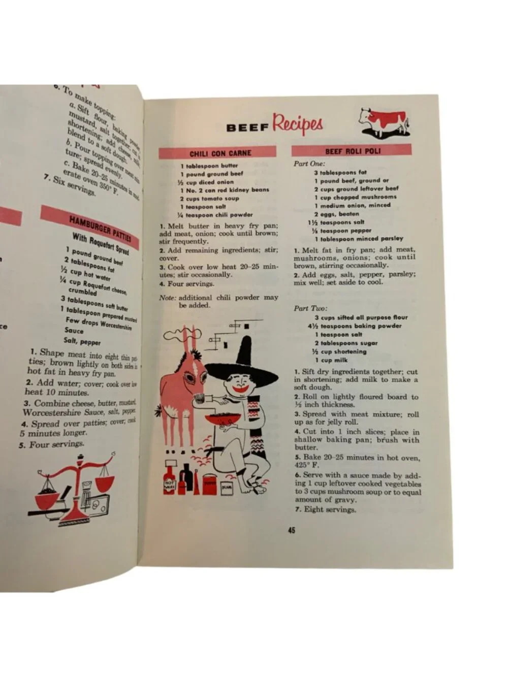 Cutco Cook Book Meat & Poultry Cookery 1961 Hardcover Vintage